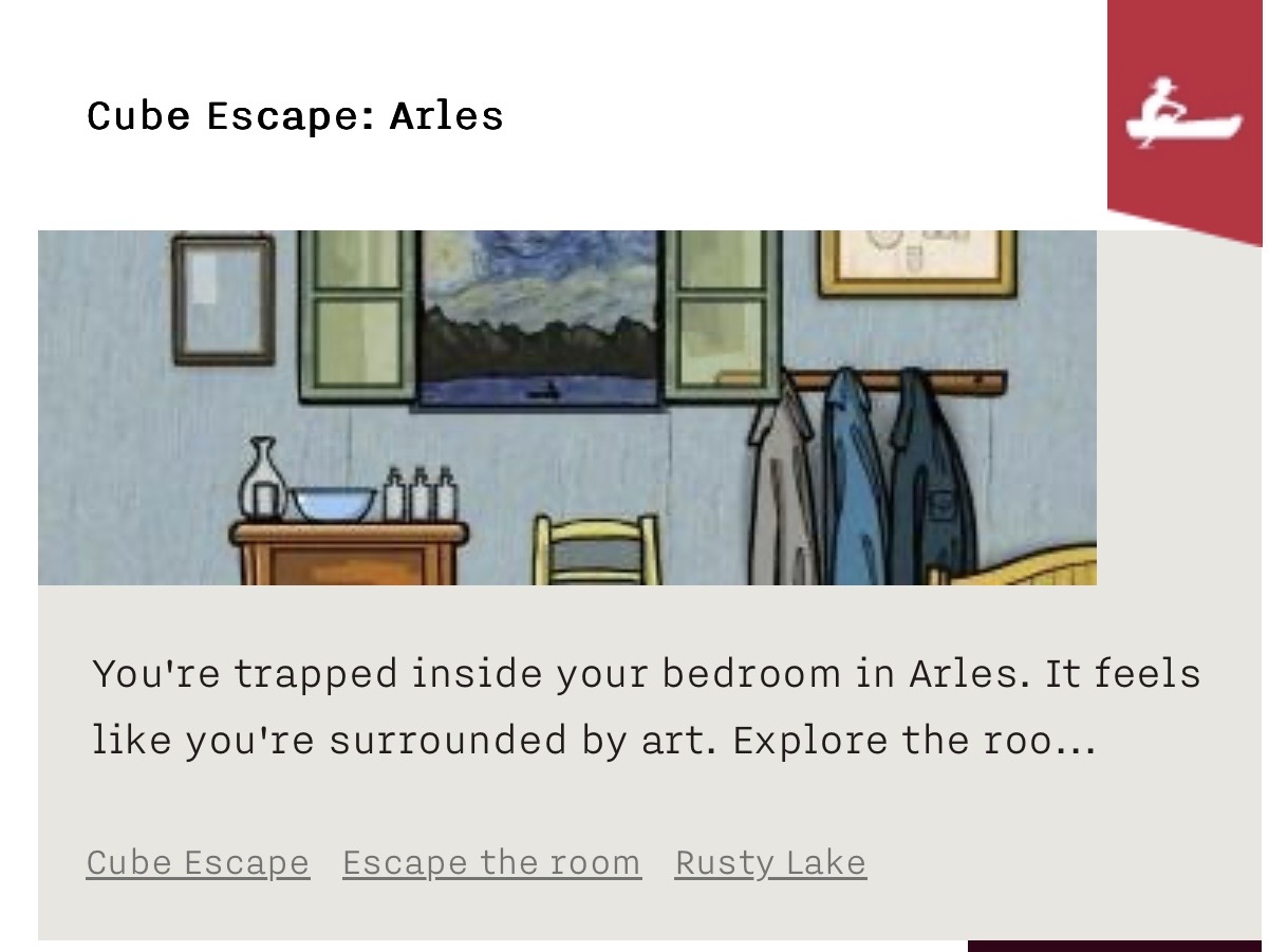 Cube Escape: Arles game artwork