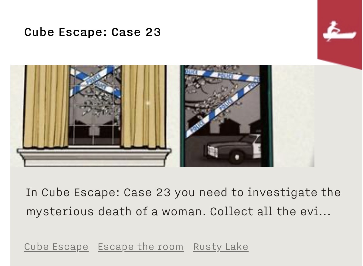 Cube Escape: Case 23 game artwork