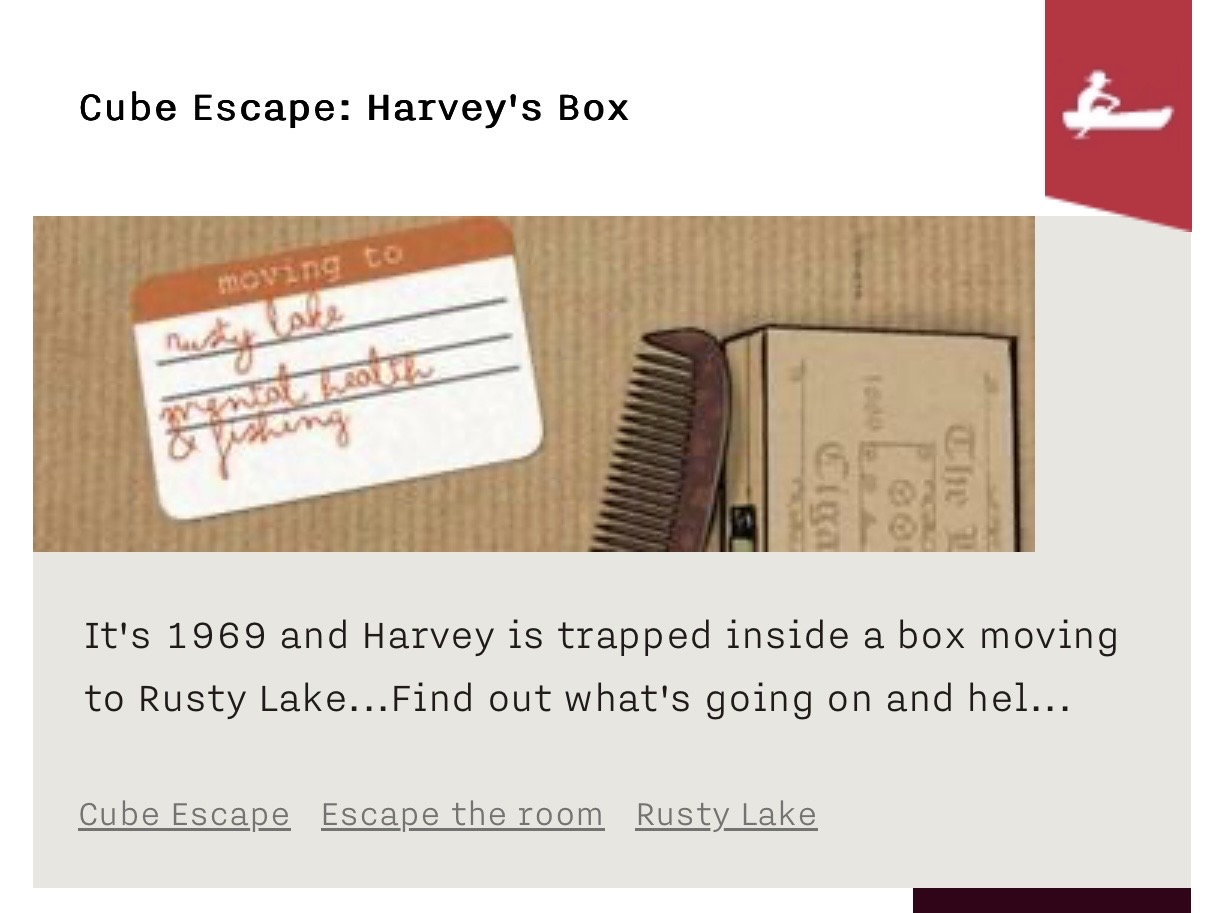Cube Escape: Harvey's Box game artwork