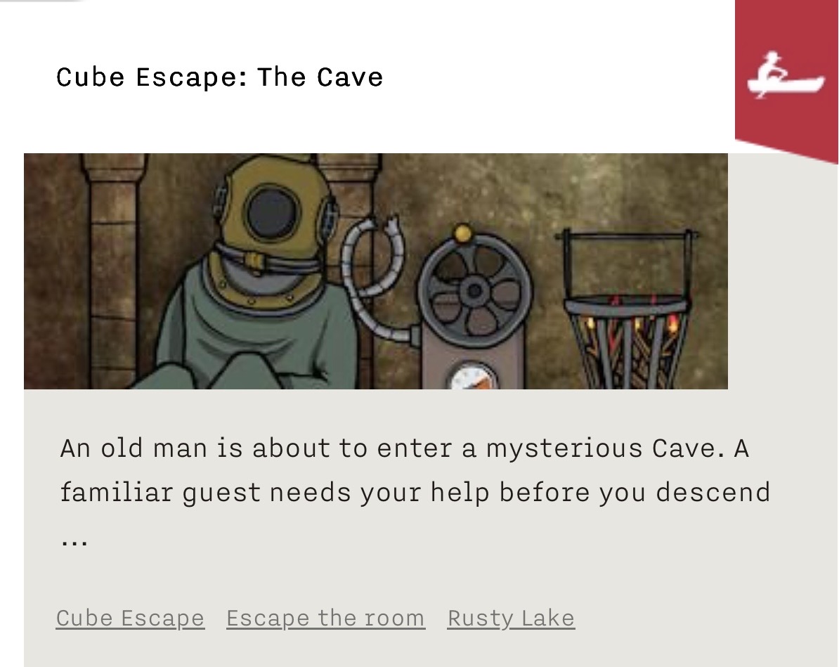 Cube Escape: The Cave game artwork