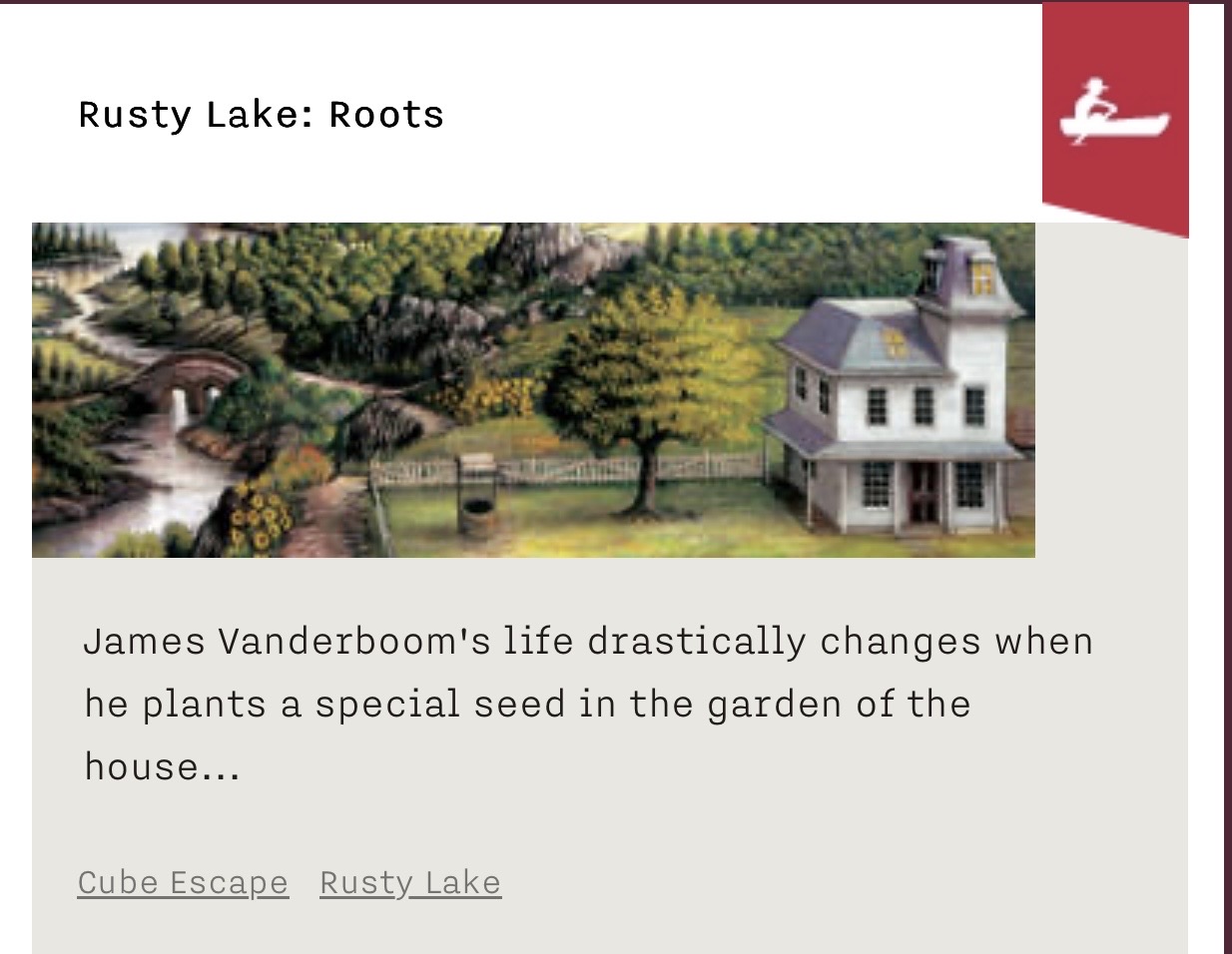 Rusty Lake: Roots game artwork